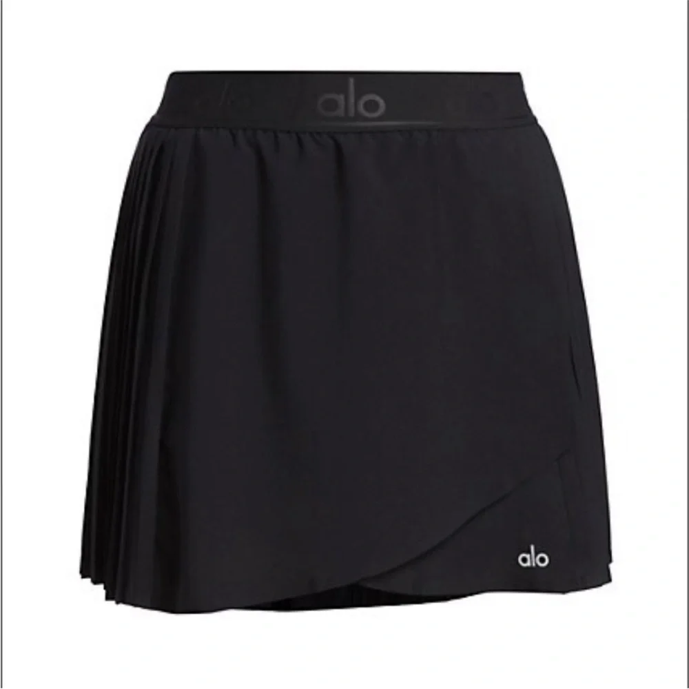 ALO Ace Black Tennis Skort - Picture 1 of 6